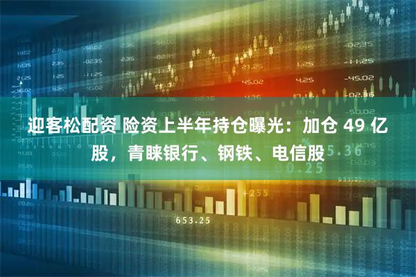 迎客松配资 险资上半年持仓曝光：加仓 49 亿股，青睐银行、钢铁、电信股