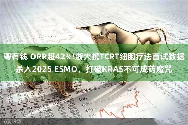 粤有钱 ORR超42%!浙大携TCRT细胞疗法首试数据杀入2025 ESMO，打破KRAS不可成药魔咒
